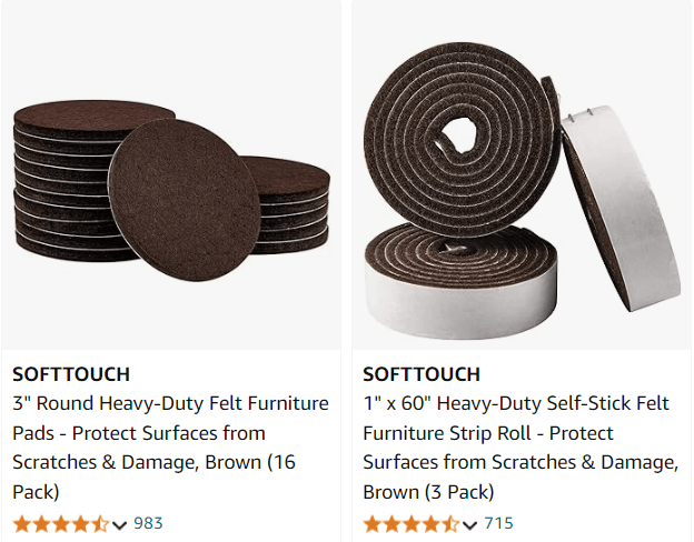 Protect Your Floors with SoftTouch Furniture Pads