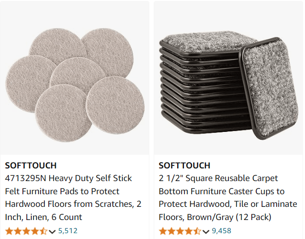 Protect Your Floors with SoftTouch Furniture Pads